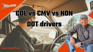 Comparison of CDL, CMV, and non-DOT drivers