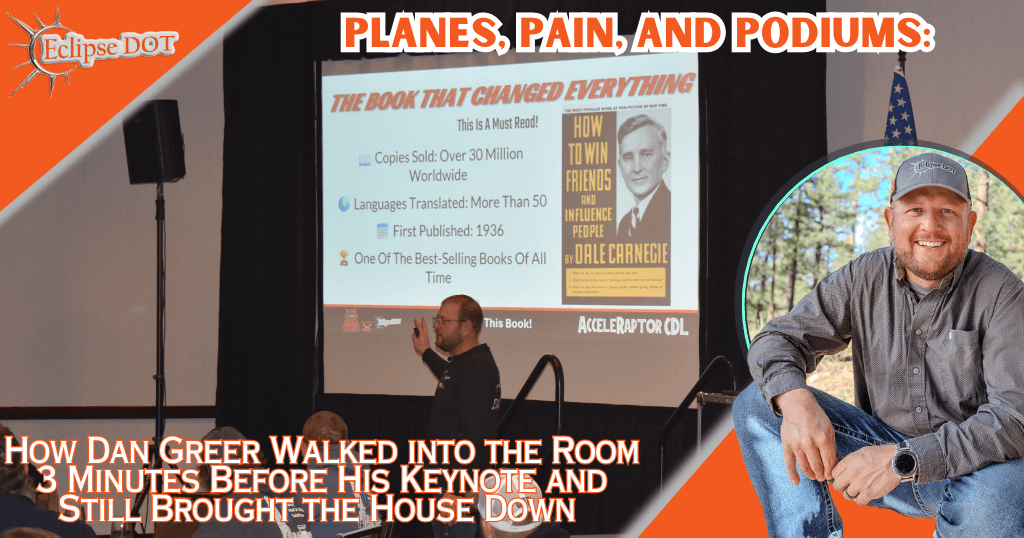 Planes, Pain, and Podiums: How Dan Greer Walked into the Room 3 Minutes Before His Keynote and Still Brought the House Down