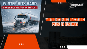 Propane tanker in winter storm under FMCSA HOS waiver
